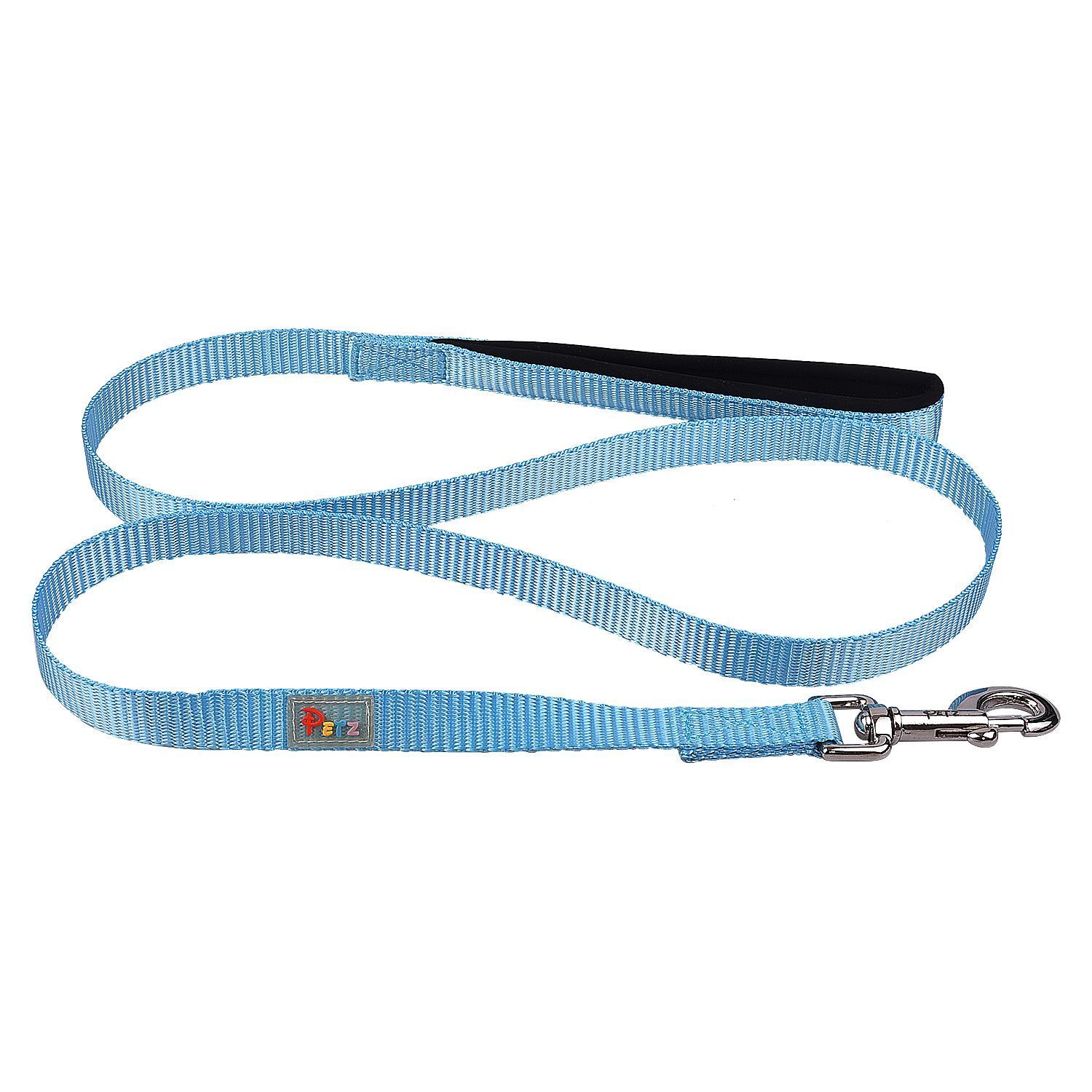 Petz Pure Nylon Padded Leash 1.25 inch Light Blue 25mm