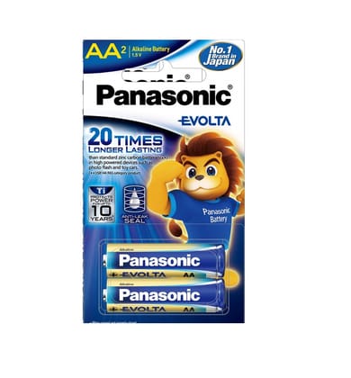 Panasonic EVOLTA AA Battery (Pack of 2)