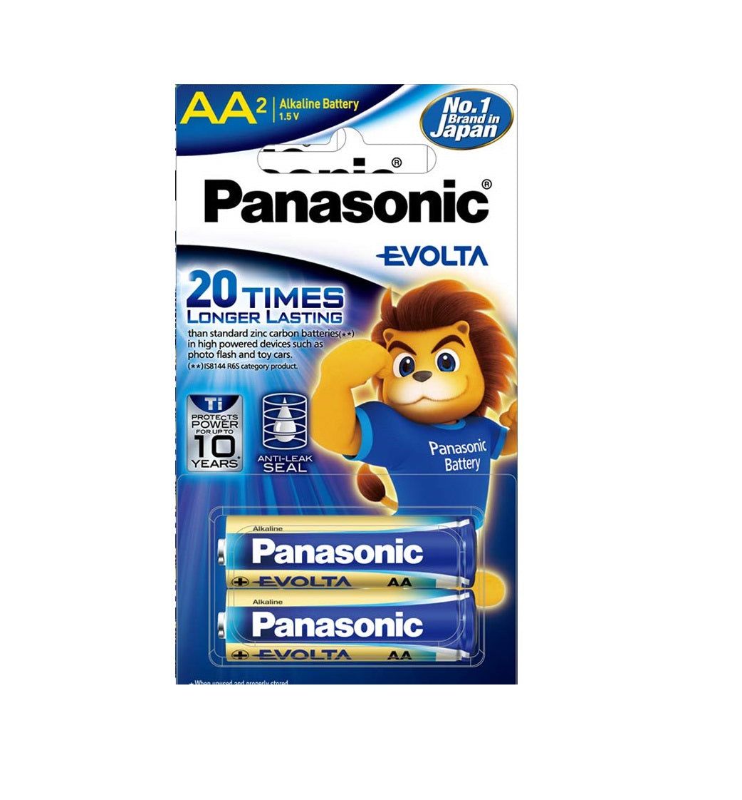 Panasonic EVOLTA AA Battery (Pack of 2)