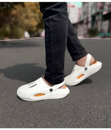 Fabbmate - Orange Men's Clogs