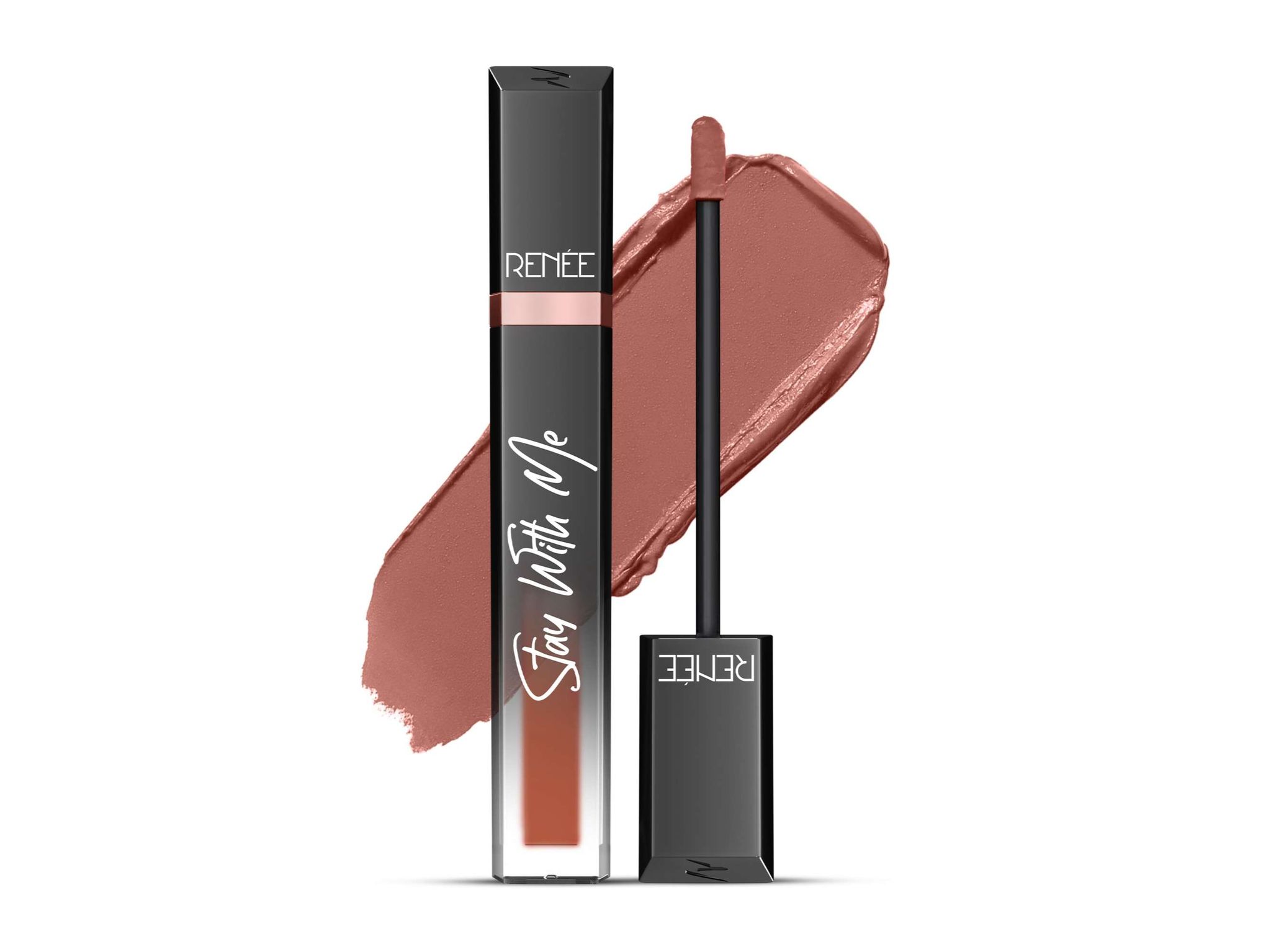 RENEE Stay With Me Liquid Lipstick  - 01 Desire for Brown