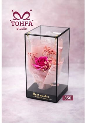 Rose Elegance Glass Box