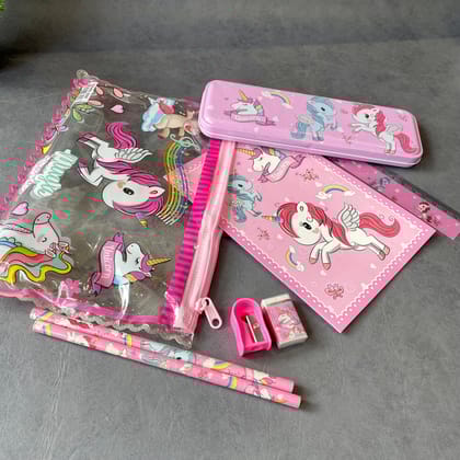 Kid's Cartoon Stationery Gift Set-Unicorn