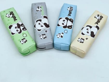 Panda Pouch (1pc)-Grey