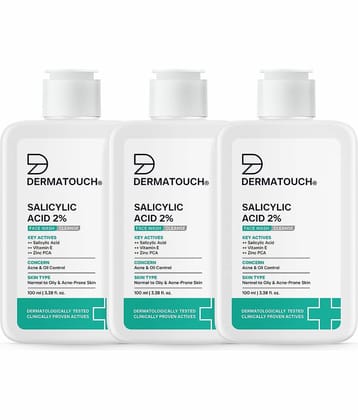 Dermatouch - Acne or Blemishes Removal Face Wash For All Skin Type ( Pack of 3 )