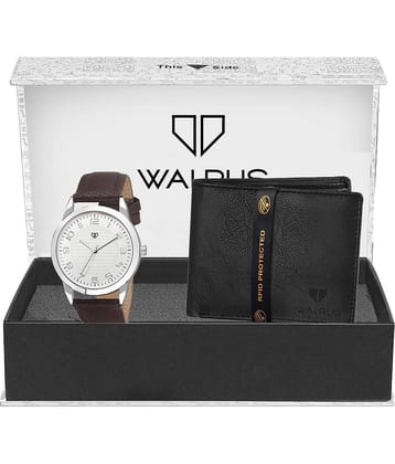 Walrus WWWC-COMBO2 Leather Analog Men's Watch