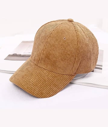 Alamos Beige Cotton Blend Women's Cap ( Pack of 1 )