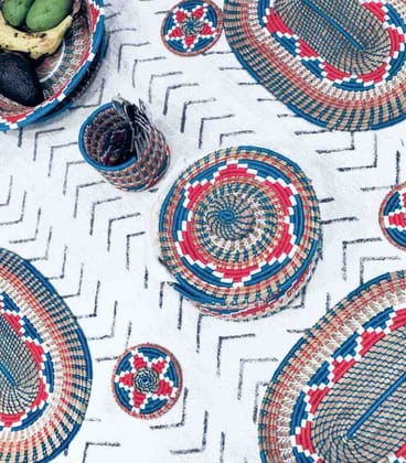 Pine Needle Table Set- Nature’s Craft from the Forests of Himachal