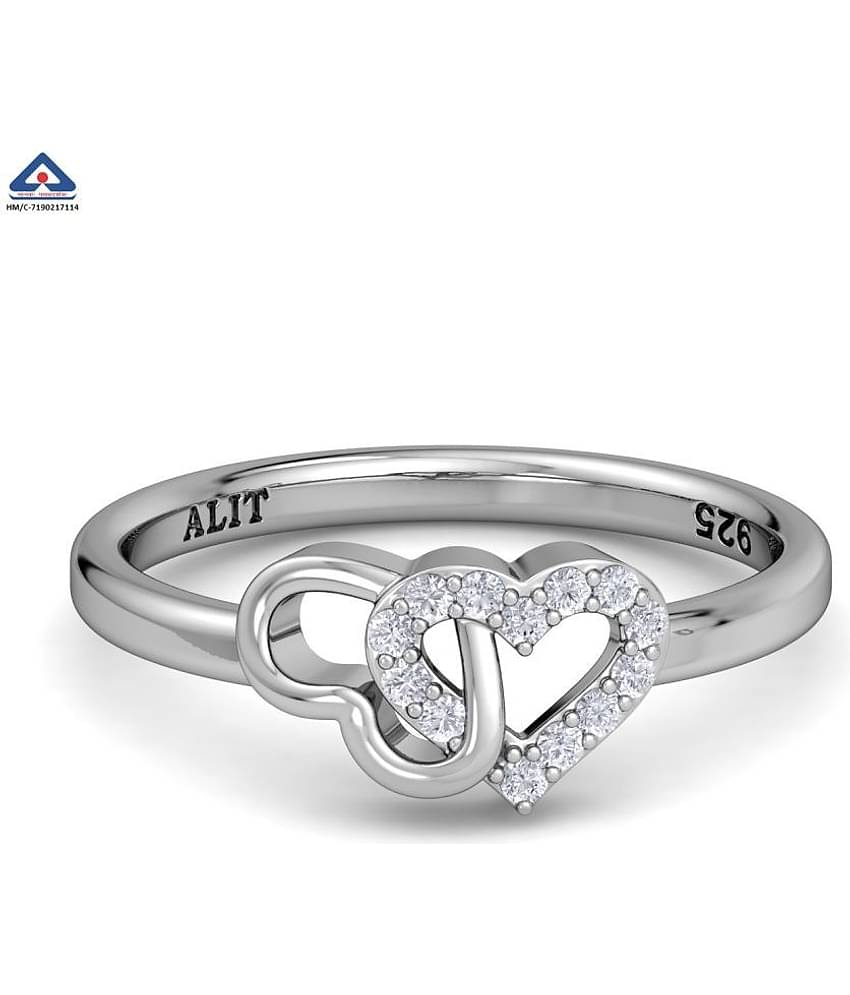 ALITJEWELLERY - Silver Rings ( Pack of 1 )