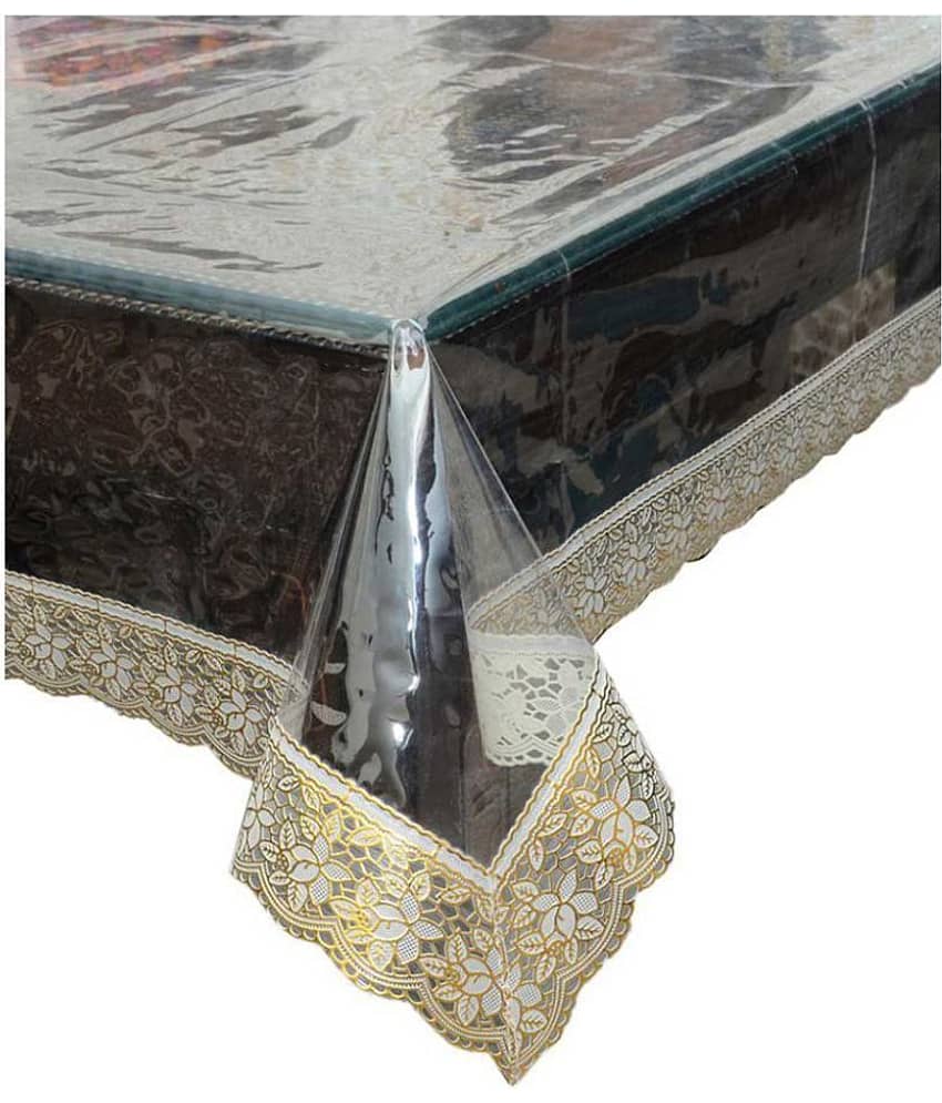 CreadCraft 4 Seater Transparent PVC Single Table Covers