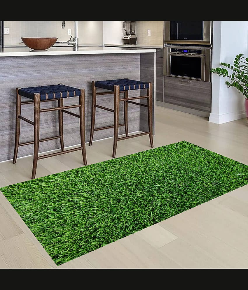 Revexo - Anti-skid Plastic Door Mat ( 40 X 60 cm ) Single - Green