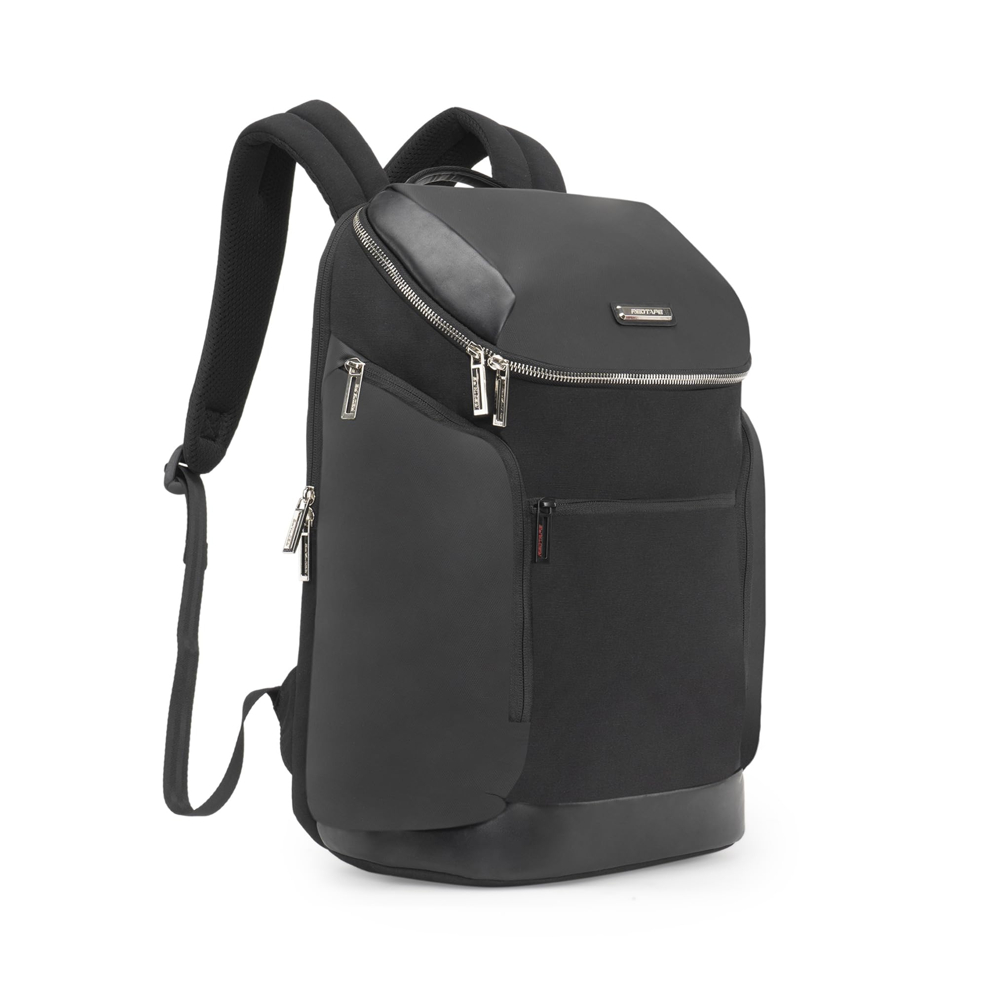 Red Tape 16 Inch 2 Compartment Laptop Backpack For Unisex | Detailed Organiser, Large Compartments, Ideal Bag For Office & Business Travel, Black