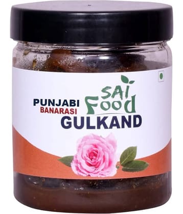 SAi Food PUNJABI Banarasi Gulkand Made from Finest Rose Petals Finest Mixed Gulkand Pickle 250 g