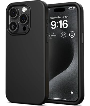BEING STYLISH Plain Cases Compatible For Silicon Apple iPhone 16 pro max ( Pack of 1 )