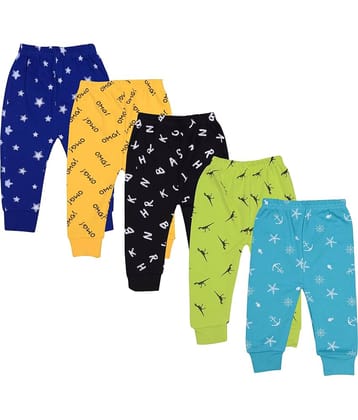 Kuchipoo Pack of 5 Girls Cotton Blend Leggings ( Multicolor 7 )