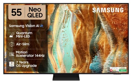 Samsung 138 cm (55 inches) Neo QLED 4K Samsung Vision AI Smart TV QA55QN70FAULXL Samsung 138 cm (55 inches) Neo QLED 4K Samsung Vision AI Smart TV QA55QN70FAULXL - Black / 55 inches
