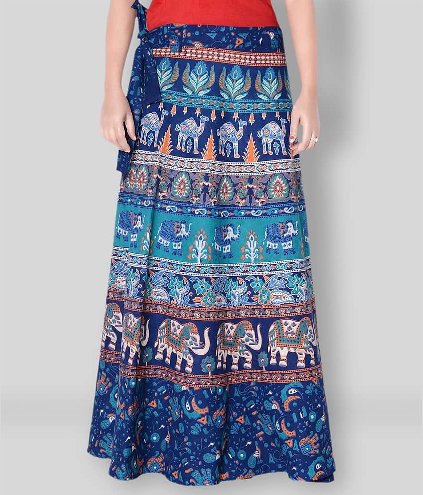 Sttoffa - Multicolor Cotton Women's Wrap Skirt ( Pack of 1 )