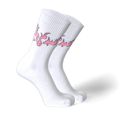 WHITE/PINK FLAME- FIRE 2.0 EDITION-Pack of 1-Pair