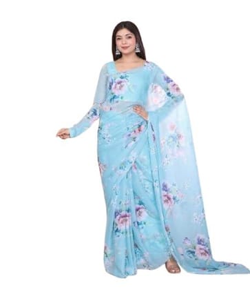 Fashion  Elegance Reimagined: Ready Georgette Saree