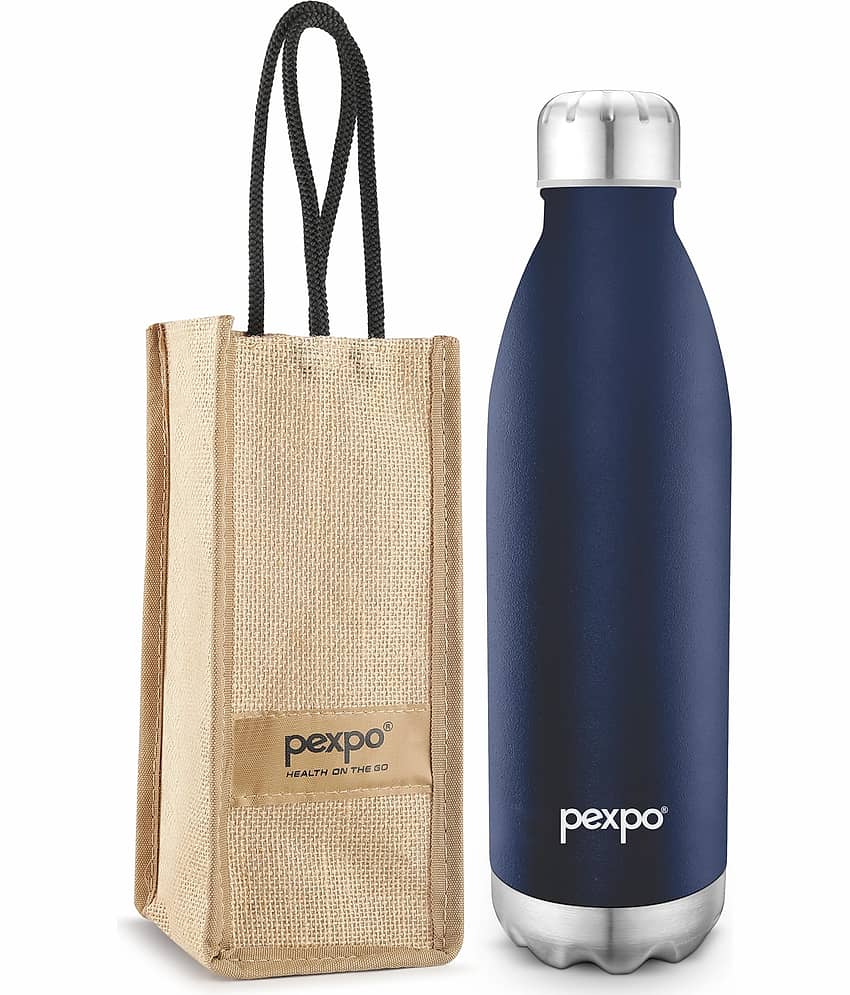 Pexpo 24Hrs Hot/Cold Blue Thermosteel Flask ( 1800 ml )