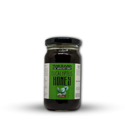 Makrand Organic Honey Eucalyptus – 100% Pure, Raw, Unfiltered, & Natural – Sustainably Sourced from Healthy Bee Colonies for Maximum Flavor & Health Benefits 250gm