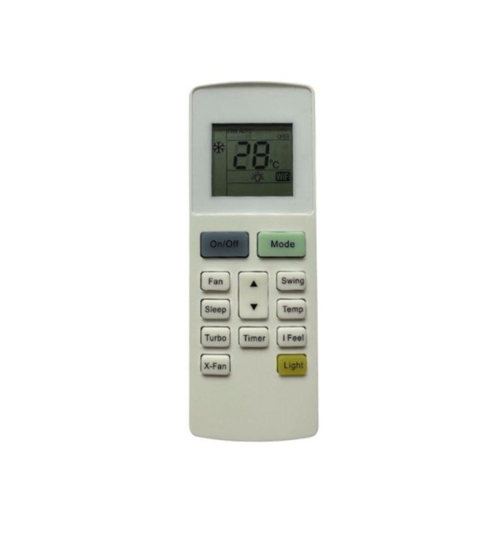 AC Remote No. 222A Compatible-Replacement for Onida AC Remote Control (White)