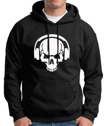 code yellow Fleece Hooded Men's Sweatshirt - Black ( Pack of 1 )