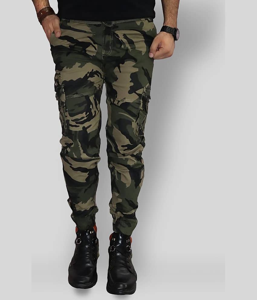 Urban Legends - Purple Cotton Regular-Fit Men's Cargos ( Pack of 1 )