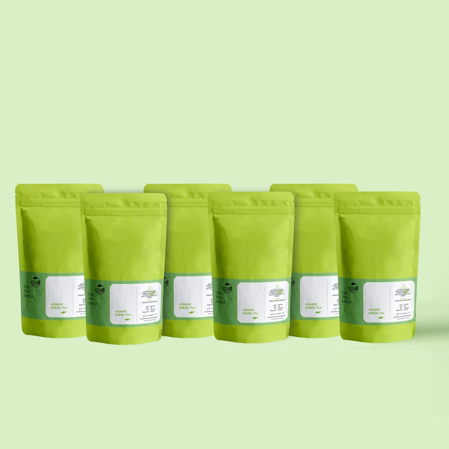 Jasmine Green Tea Bulk Buy-6X100gm Loose Tea