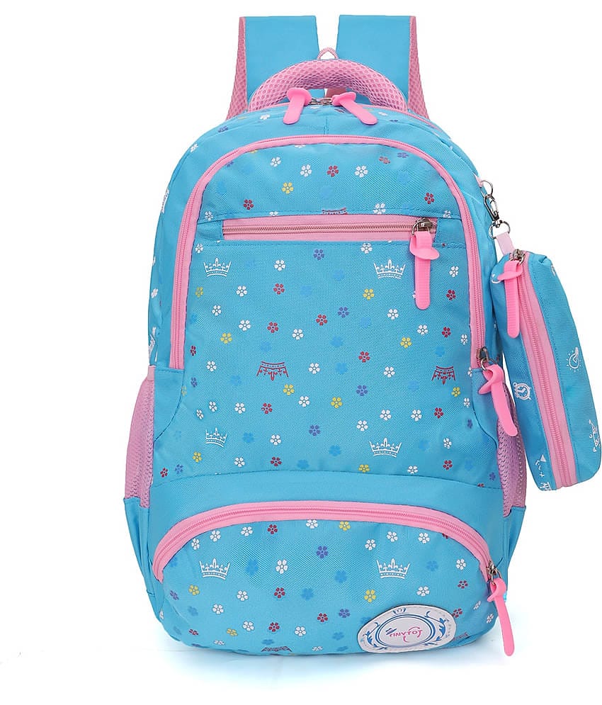 Tinytot 30 Ltrs Blue School Bag for Boys & Girls
