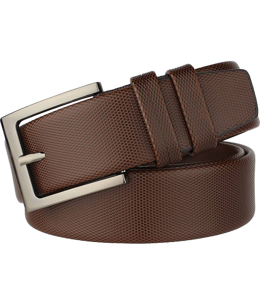 Loopa Brown PU Formal Belt Pack of 1