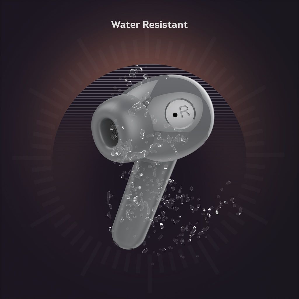 Cellecor BroPods CB03 Waterproof Earbuds With 30 Hours Playtime, Automatic Pairing, ENC Bluetooth-Grey