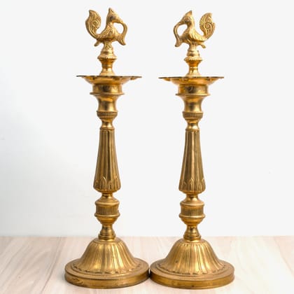 Brass Lamp Annam-Set of 1