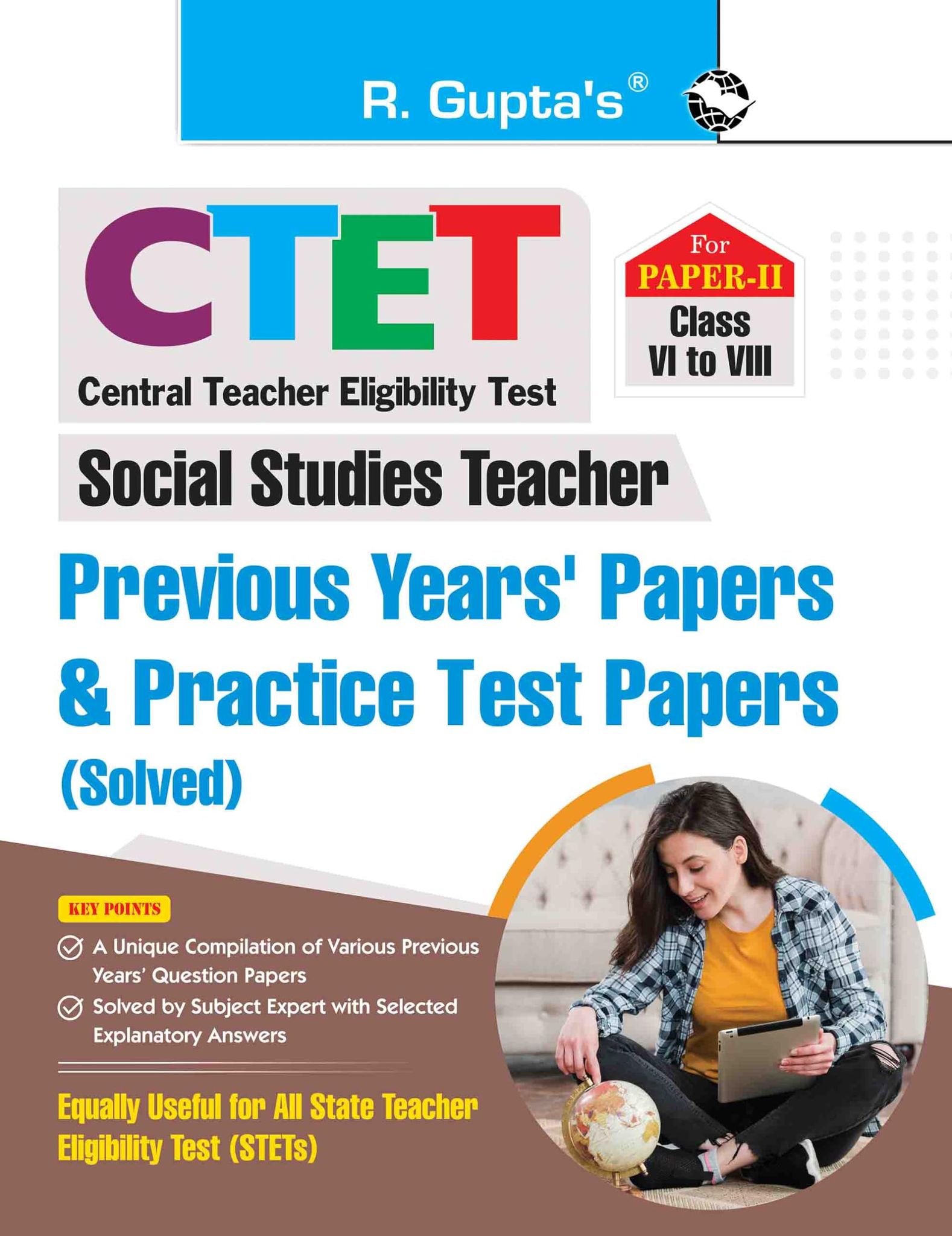 CTET/STETs : Social Studies Teachers (Paper-II) (for Class VI to VIII) Previous Years' Papers & Practice Test Papers (Solved) [Paperback] [Mar 03, 2025] RPH Editorial Board