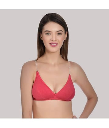 AIMLY Cotton Blend Non Padded Women's T-Shirt Bra ( Black )