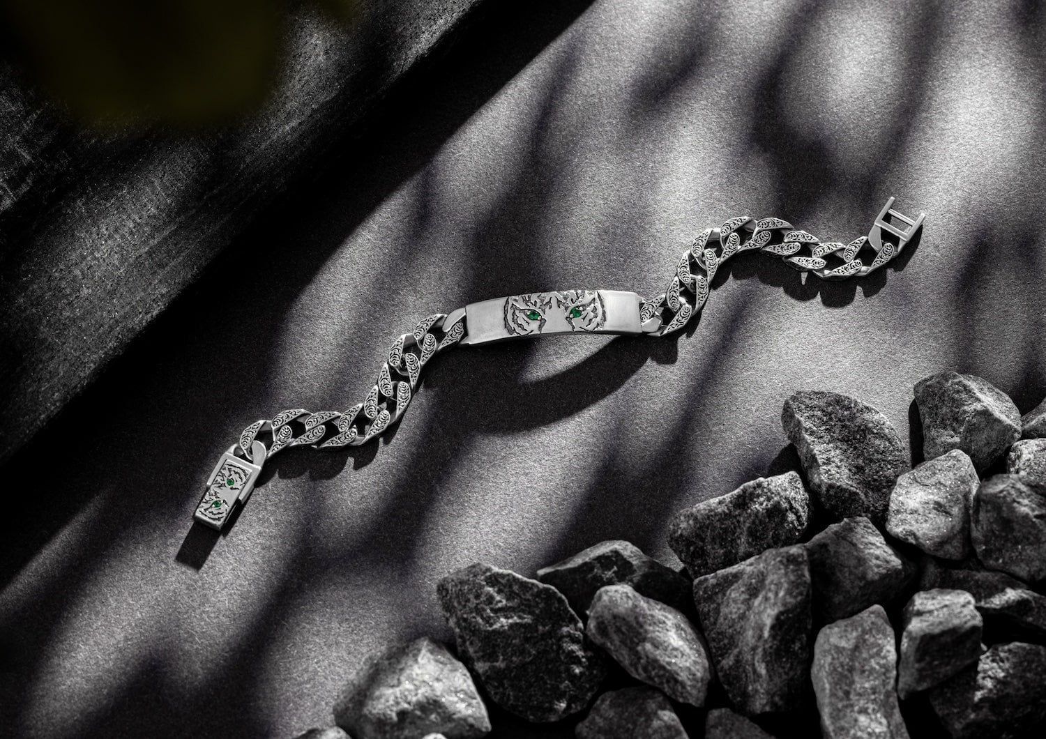 Twin Tigers Cuban Bracelet