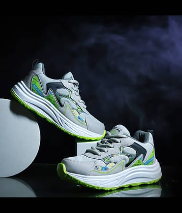 ASIAN - Light Grey Boy's Running Shoes ( 1 Pair )