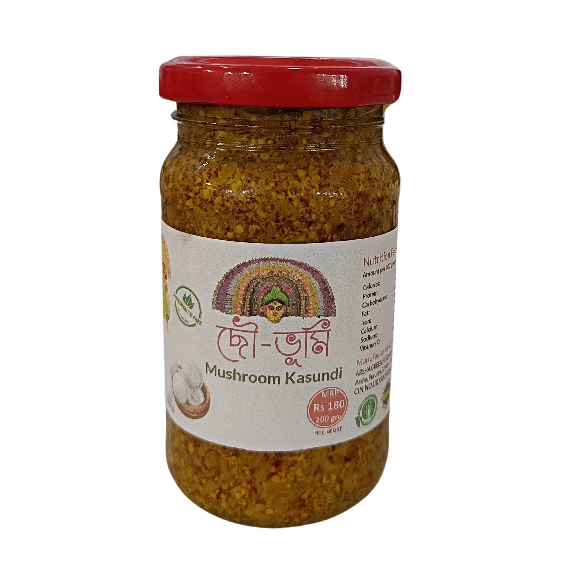 Mushroom Kasundi, 200gms