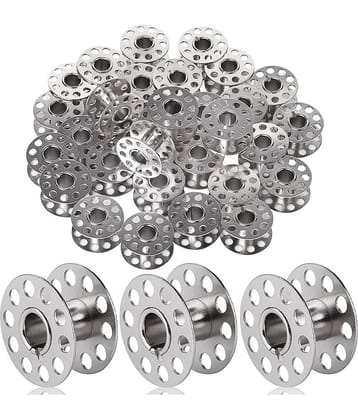 Shree Shyam™ Metal Bobbins, 200 Pack, Bobbins for Sewing Machine, Bobbins for Brother Sewing Machine, Bobbins for Singer Sewing Machine, Sewing Machine Bobbins, Sewing Machine Accessories