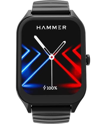 Hammer Stroke Black Smart Watch
