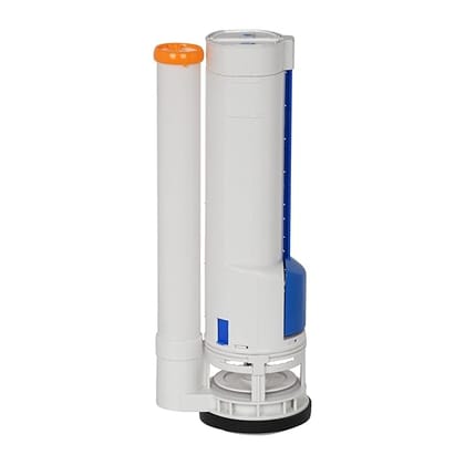 Prem's Plastic Double Flush Valve, Cistern Fitting, Siphon Fitting for Commode, Floor Mounted Toilet Lid operated Flush, Push Flush Valve,Concealed Push Flush, 10 inch for 1 Pc