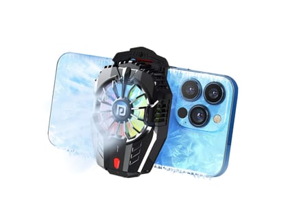 Portronics Cool Pulse Instant Cooling, Radiator Cooling Technology, RGB LED Lights, LED Temperature Display