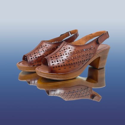 HazelPosh Heels-Rust / 38