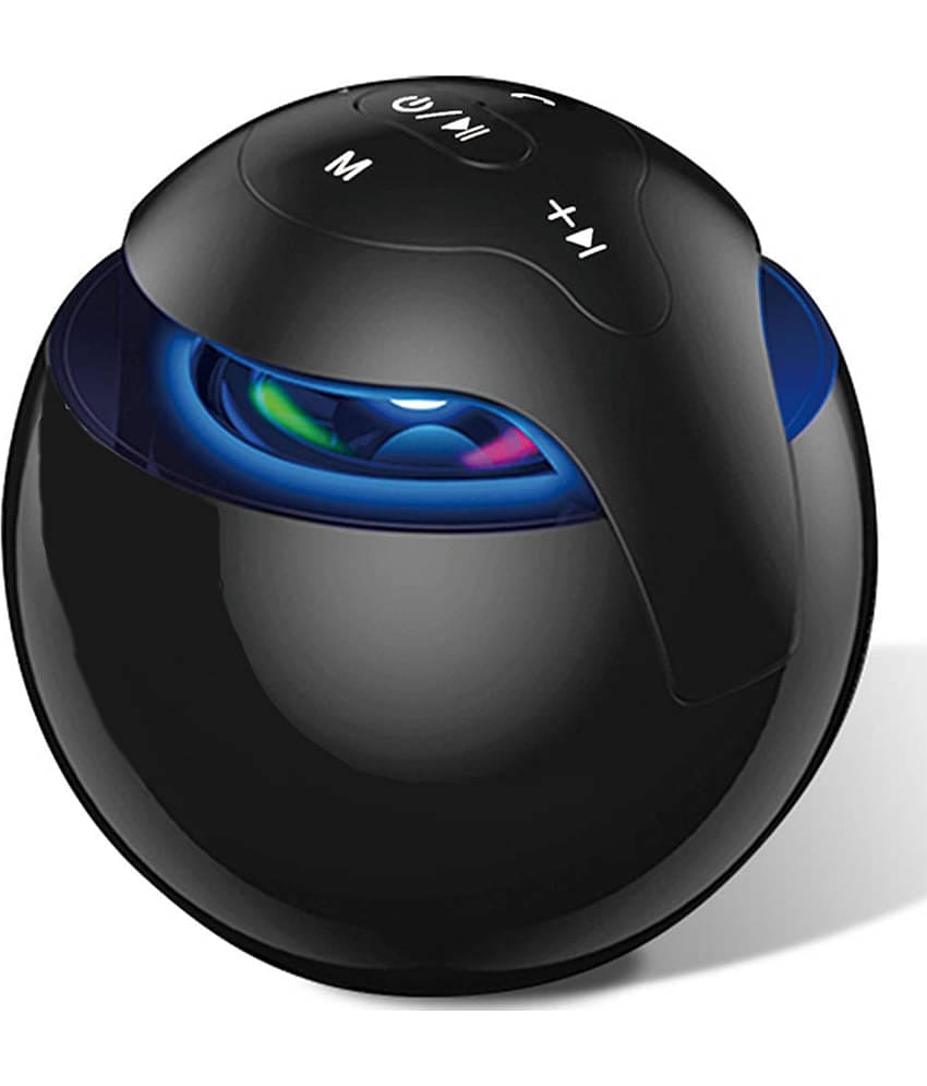 COREGENIX OVAL 10 W Bluetooth Speaker Bluetooth V 5.3 with SD card Slot,3D Bass Playback Time 10 hrs Assorted