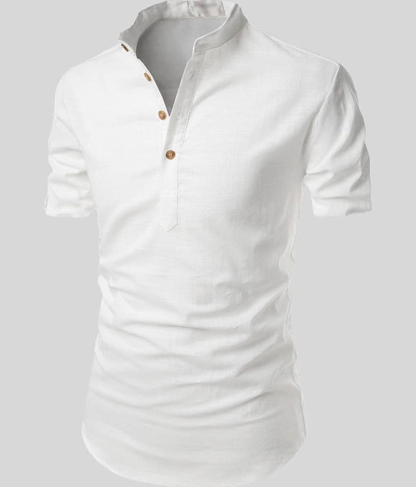 Vida Loca - Peach Cotton Slim Fit Men's Casual Shirt ( Pack of 1 )