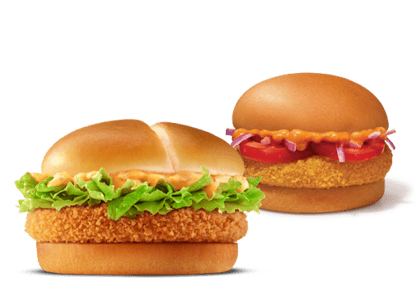 Crispy Veggie Burger + McAloo Tikki