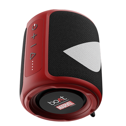 boAt Stone 352 Deadpool Edition | Portable Speaker with 10W RMS Stereo Sound, 12 Hours Playback, TWS Technology, 2200mAh battery boAt Stone 352 Deadpool Edition | Portable Speaker with 10W RMS Stereo Sound, 12 Hours Playback, TWS Technology, 2200mAh batt