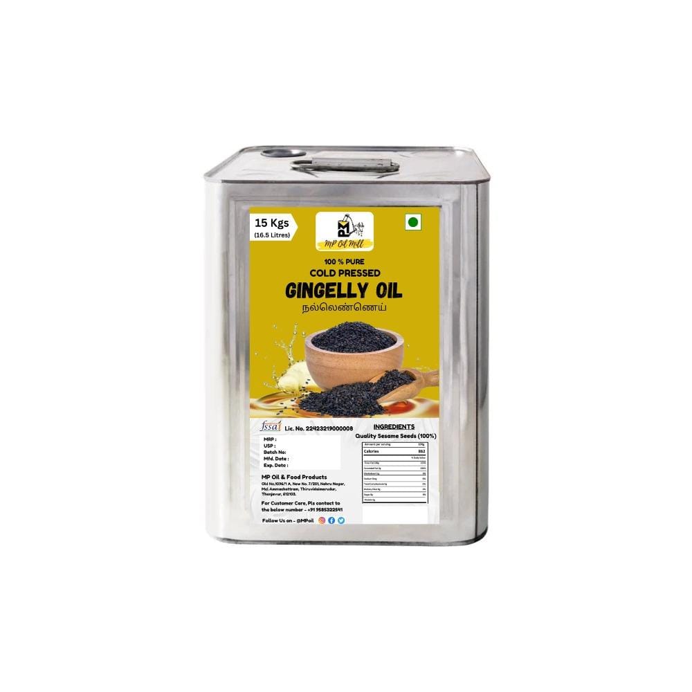 Cold Pressed Gingelly Oil - 15 kg