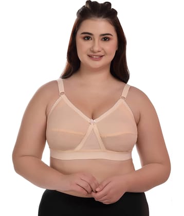 Elina Pack of 1 Cotton Non Padded Minimizer Bra For Women ( Black )