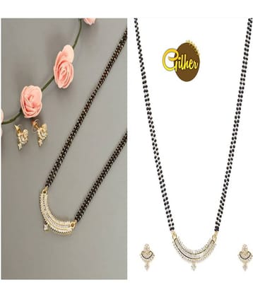 gilher - Golden Mangalsutra Set ( Pack of 1 )